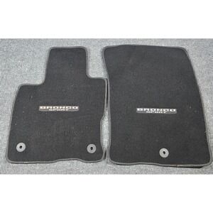 OEM Ford Bronco Sport Front Floor Mats Embroidered Black Carpet 2023 2024‎
